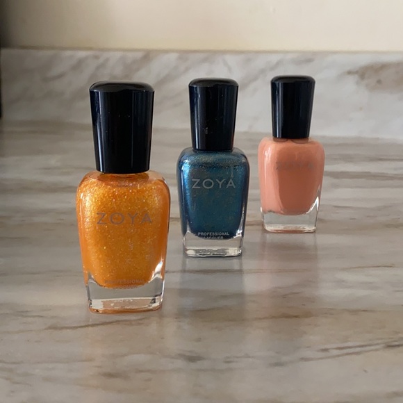 NEW zoya beauty nail polish bundle set of 3
